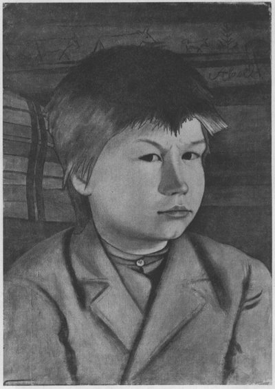 Jongen Akseli door Hugo Simberg